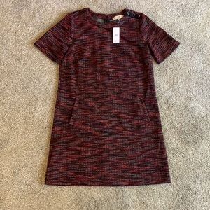 LOFT | ‘Tweed’ Red Dress